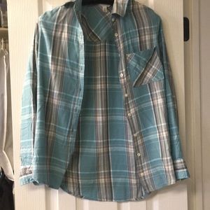 Aeropostale blue flannel